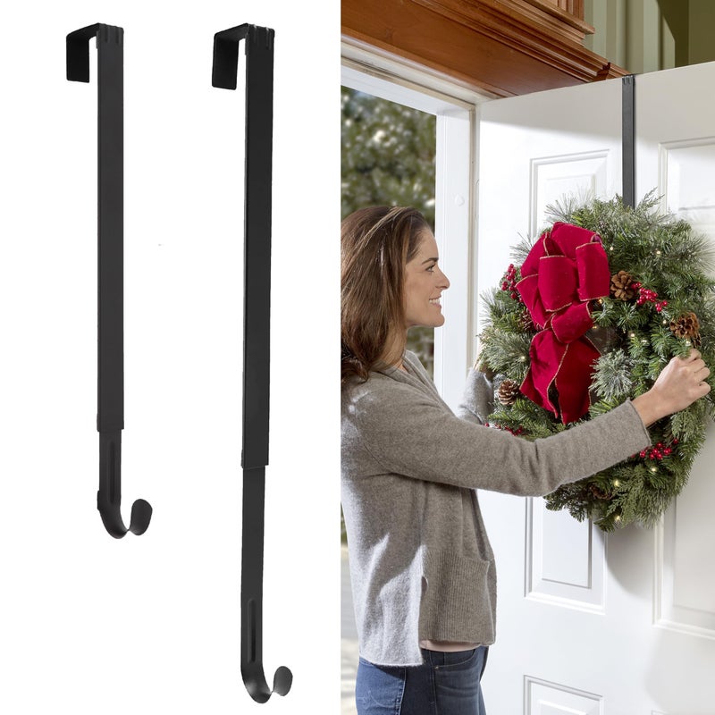 Haute Decor Adjustable Length Wreath Hanger - 20 Lb. Capacity - Image 1